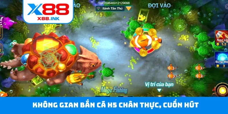 Không gian bắn cá H5 chân thực, cuốn hút