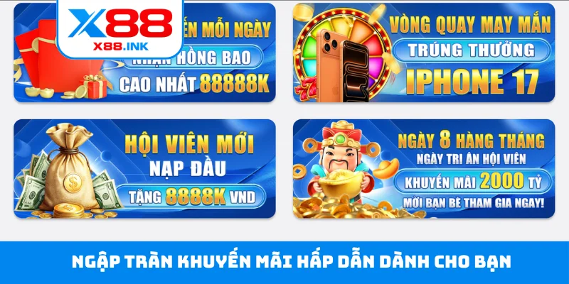 Ngập tràn khuyến mãi hấp dẫn dành cho bạn