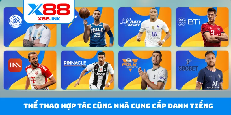 Thể thao hợp tác cùng nhà cung cấp danh tiếng